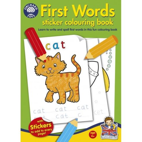 Színezõkönyv - elsõ angol szavaim (First Words Colouring Book)