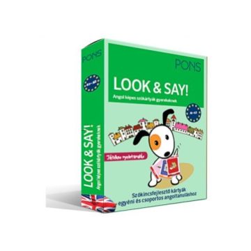 PONS Look & Say Angol – képes szókártyák gyerekeknek