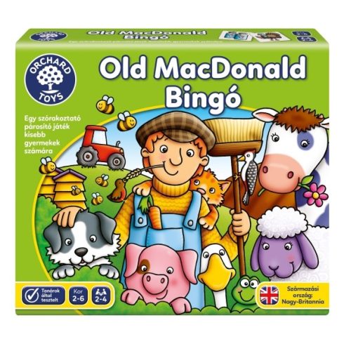 Old Mac Donald lottó / Old MCDonald bingó (Old MacDonald Lotto) ORCHARD TOYS  2+