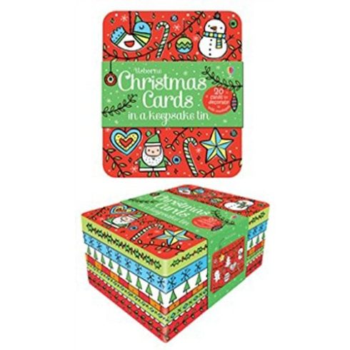 Christmas Cards in a Keepsake Tin