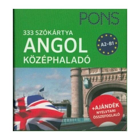 PONS Szókártya - Angol középhaladó 333 szó