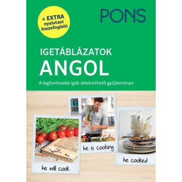   PONS Igetáblázatok Angol – Új + extra nyelvtani összefoglaló