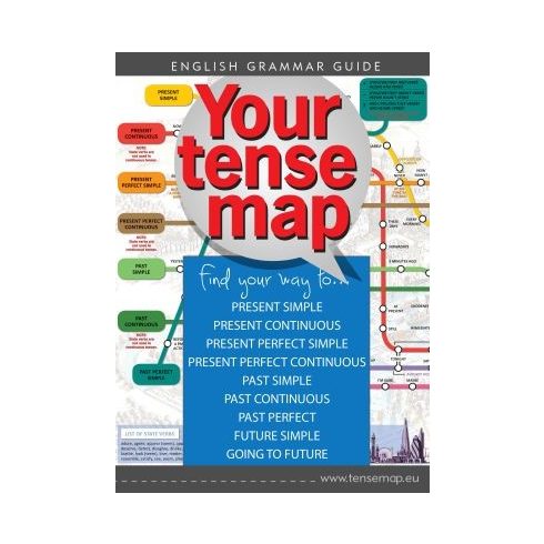 YOUR TENSE MAP © - Igeidő tanító térképes társasjáték, Intermediate